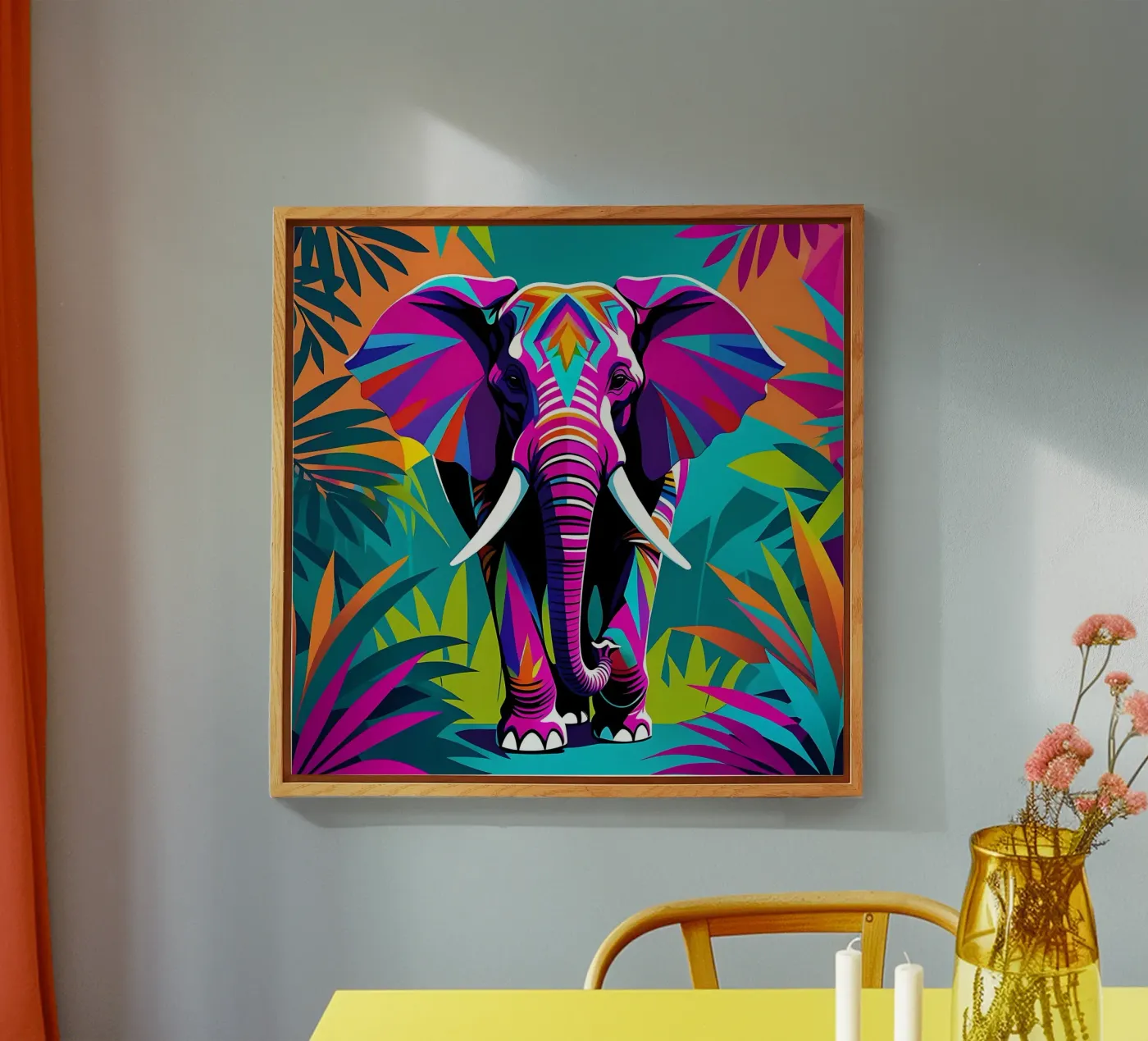 Elephant_Style_E_1 plexiglass da Tierisch bunt by LK