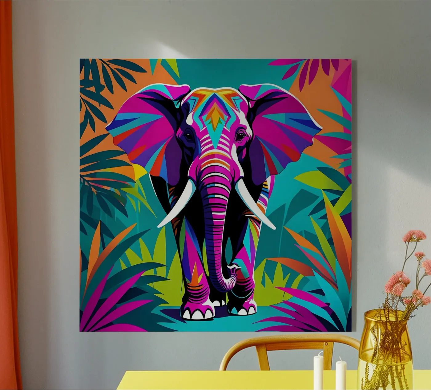 Elephant_Style_E_1 plexiglass da Tierisch bunt by LK