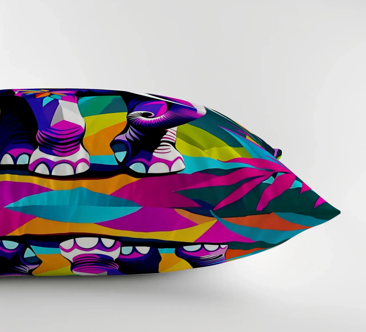 Elephant_Style_E_2 decorative cushion by Tierisch bunt by LK