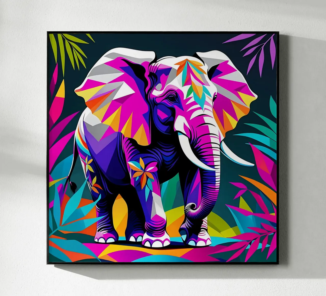 Stile_elefante_E_2 plexiglass da Tierisch bunt by LK
