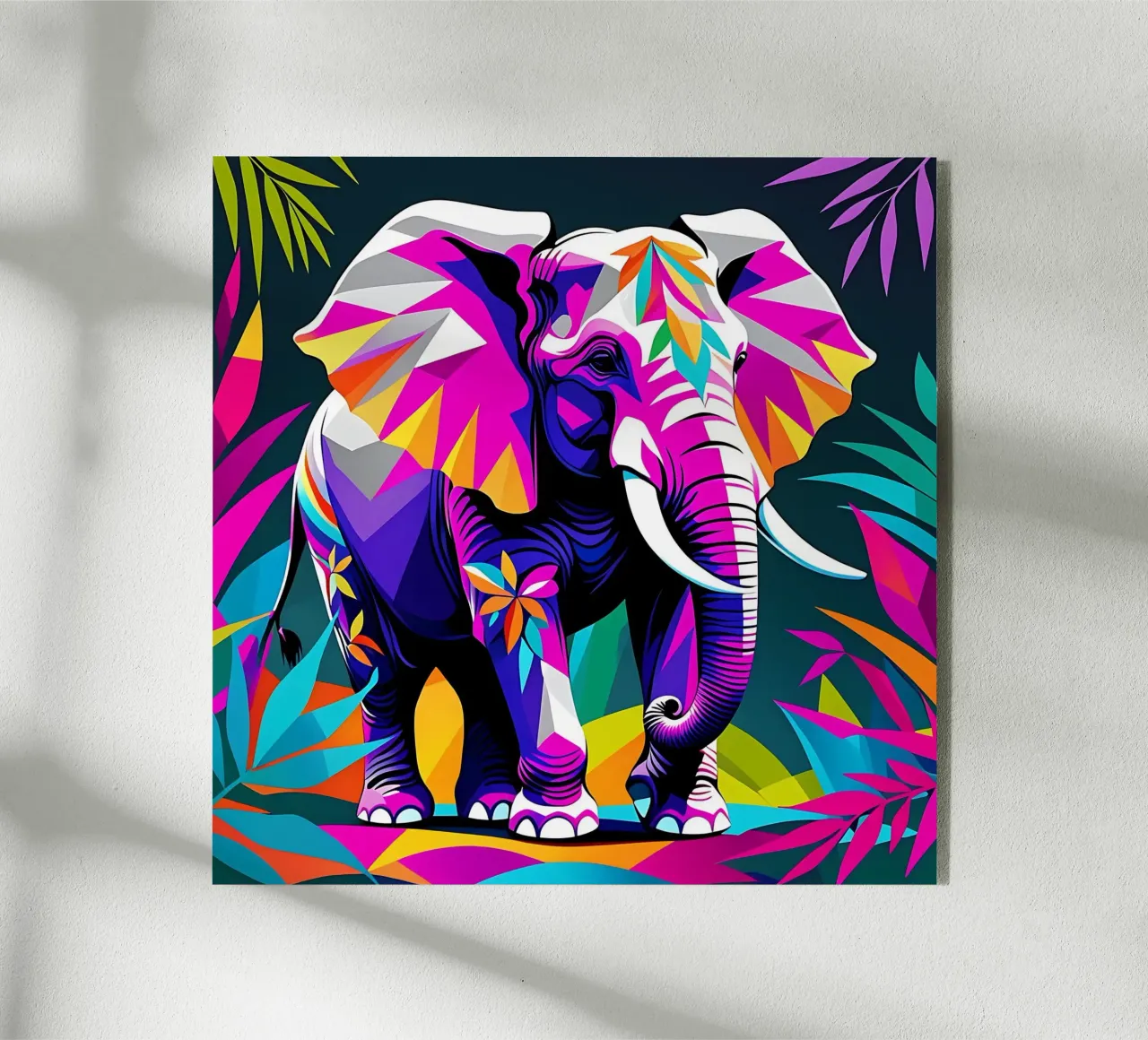 Stile_elefante_E_2 plexiglass da Tierisch bunt by LK