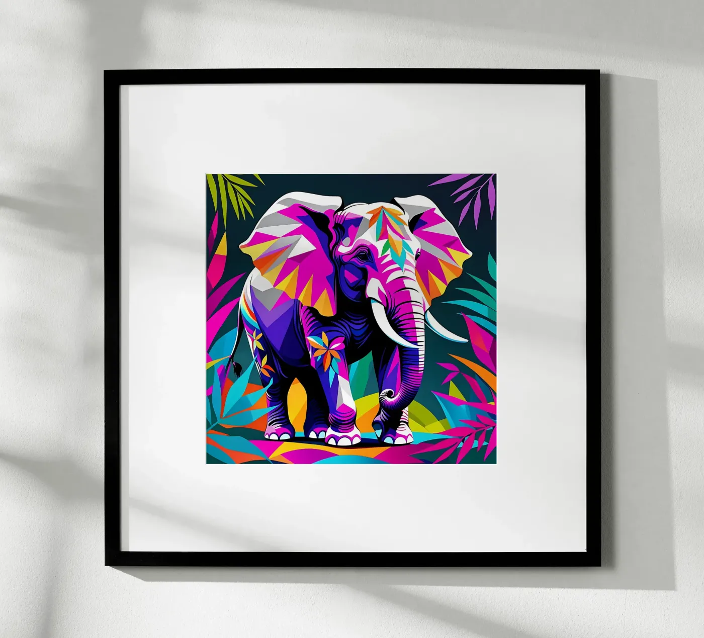 Stile_elefante_E_2 poster da Tierisch bunt by LK