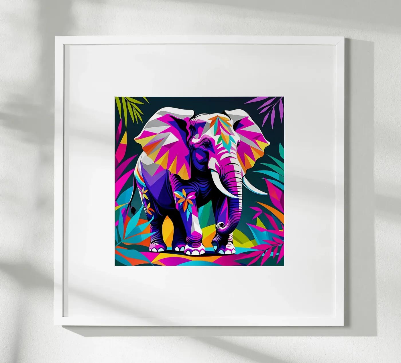 Stile_elefante_E_2 poster da Tierisch bunt by LK