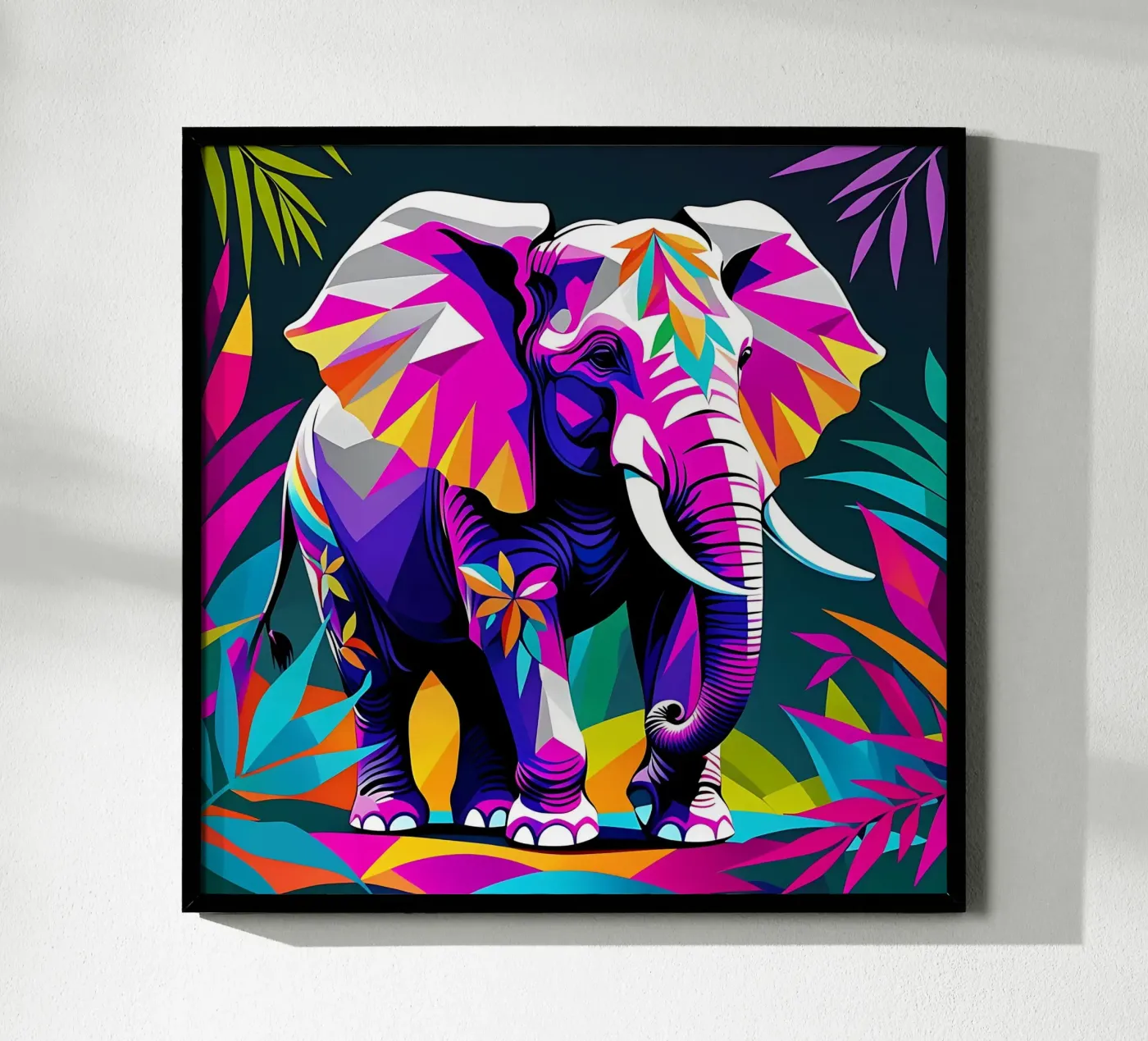 Stile_elefante_E_2 poster da Tierisch bunt by LK