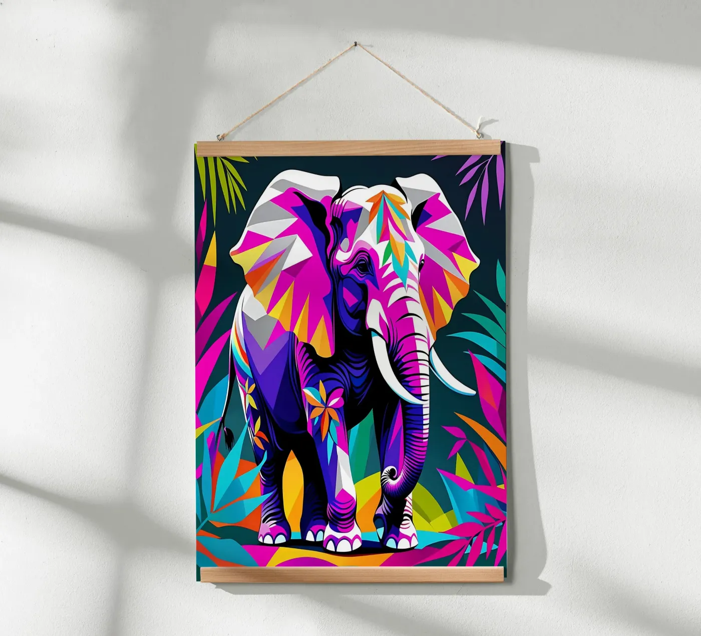 Stile_elefante_E_2 poster da Tierisch bunt by LK