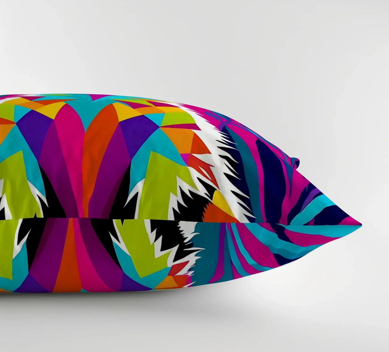 Meerkat_style_E_1 cuscino da Tierisch bunt by LK