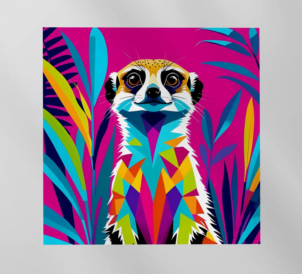 Meerkat_style_E_1 pellicola backlit da Tierisch bunt by LK