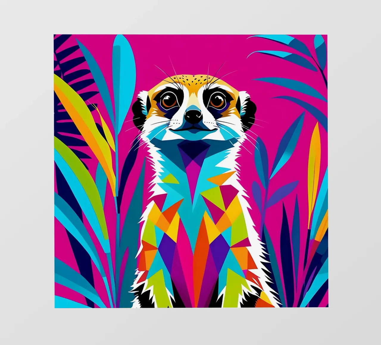 Meerkat_style_E_1 pellicola backlit da Tierisch bunt by LK