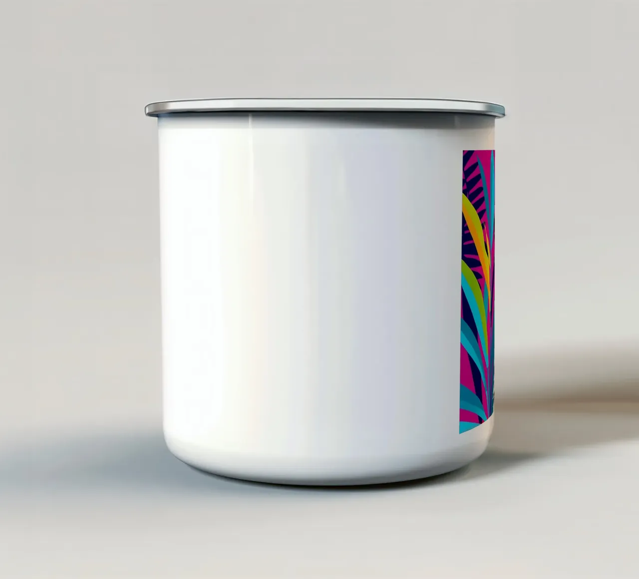 Meerkat_style_E_1 tazza in smalto da Tierisch bunt by LK