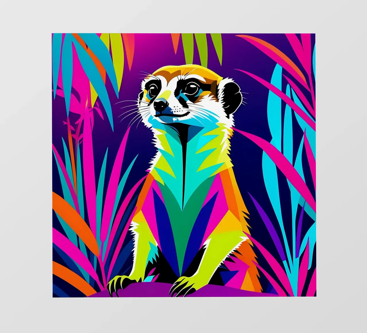 Meerkat_style_E_2 pellicola backlit da Tierisch bunt by LK