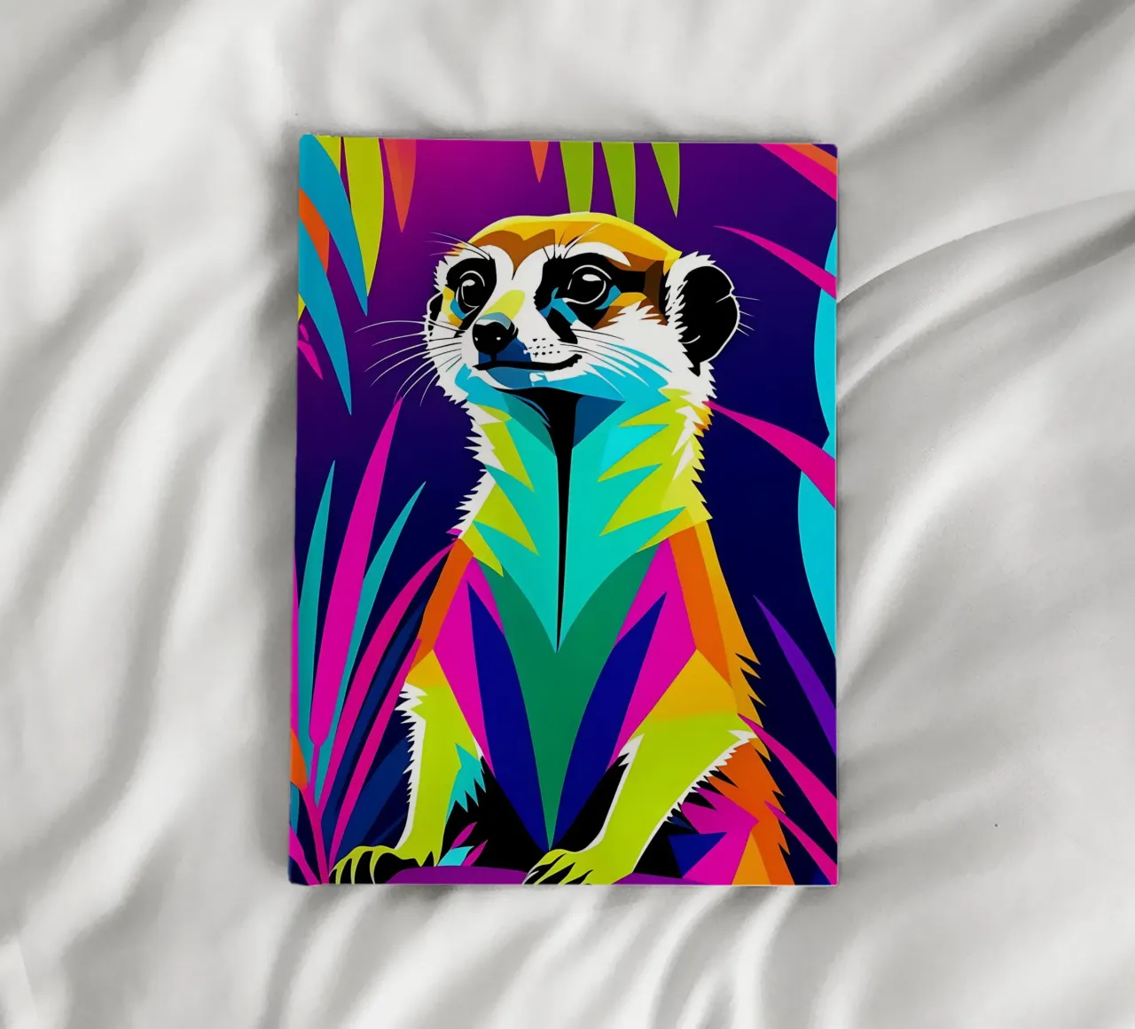 Meerkat_style_E_2 notebook by Tierisch bunt by LK