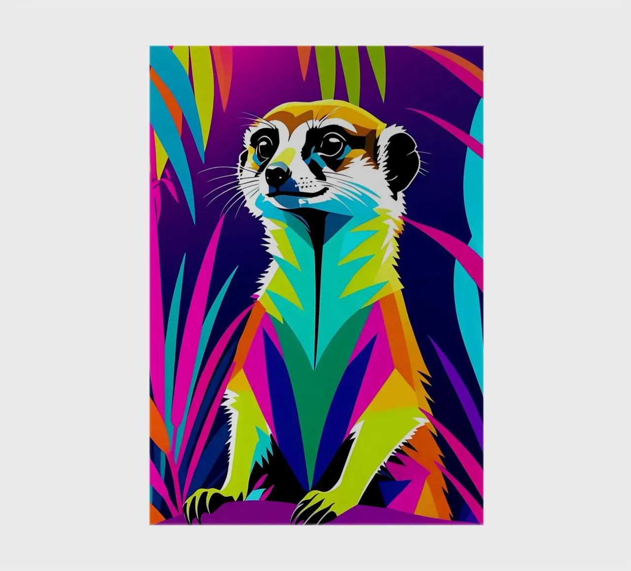 Meerkat_style_E_2 notebook by Tierisch bunt by LK