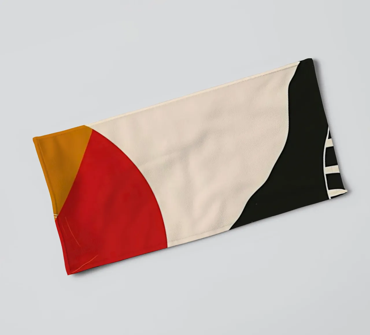 Paesaggio minimalista retrò asciugamano da bagno da James M Coyle