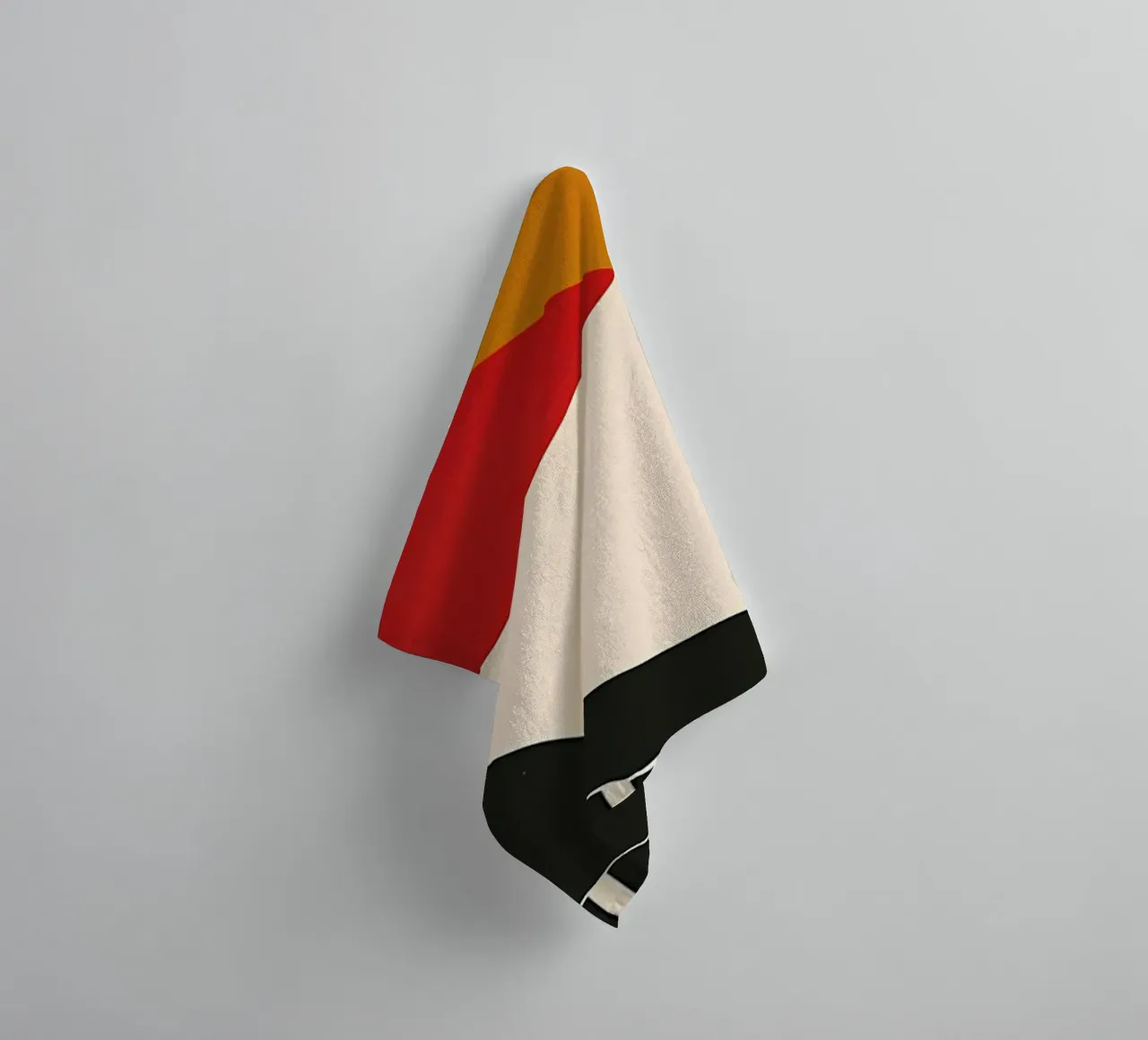 Paesaggio minimalista retrò asciugamano da bagno da James M Coyle