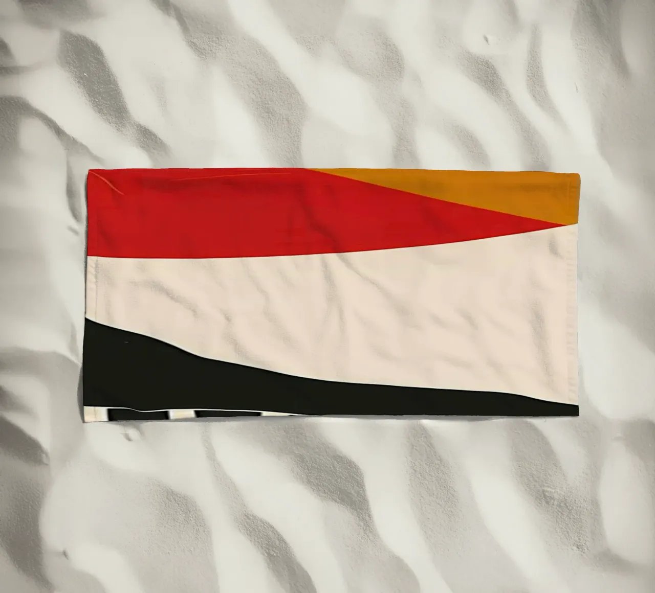 Paesaggio minimalista retrò telo mare da James M Coyle