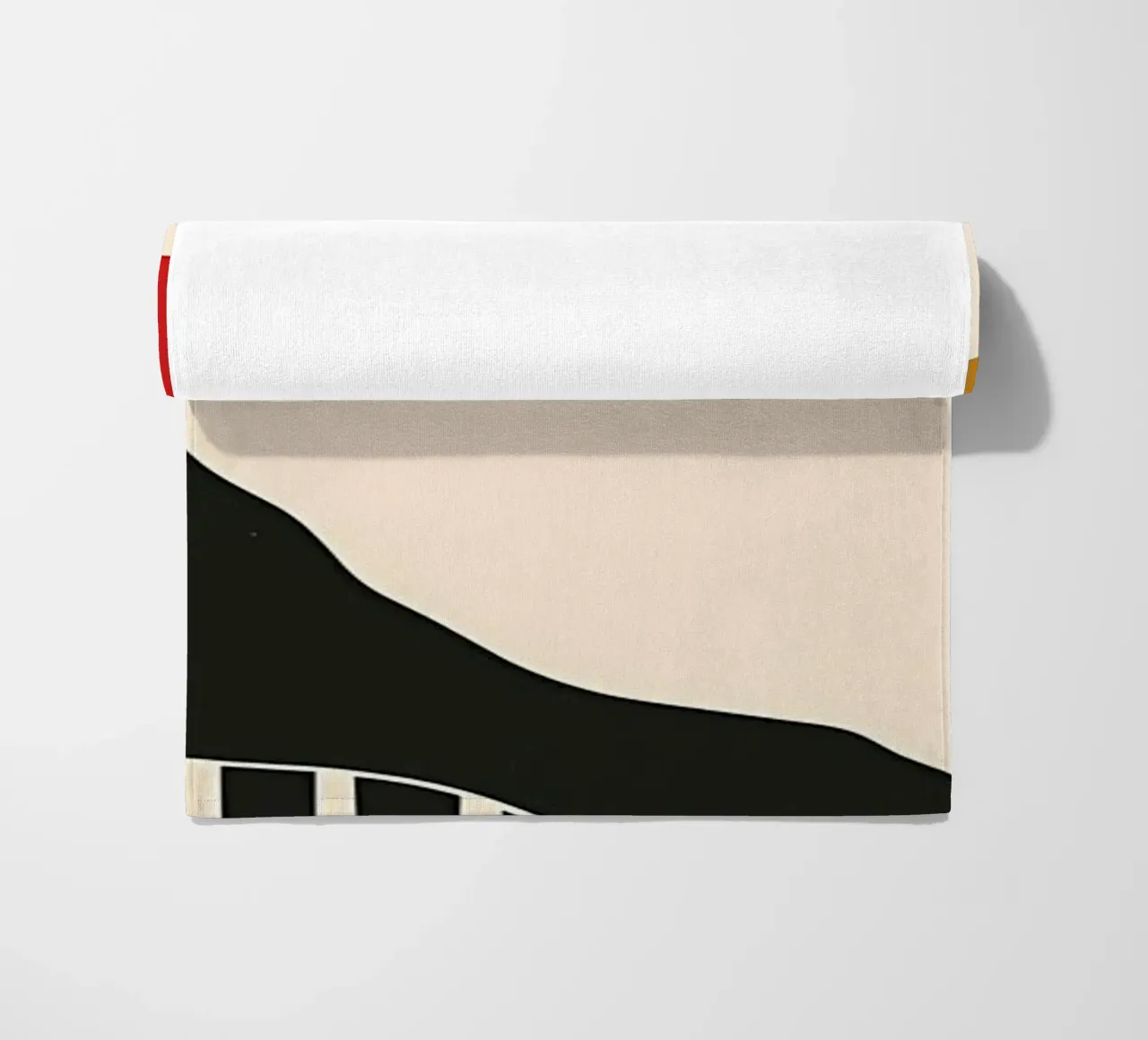 Paesaggio minimalista retrò telo mare da James M Coyle