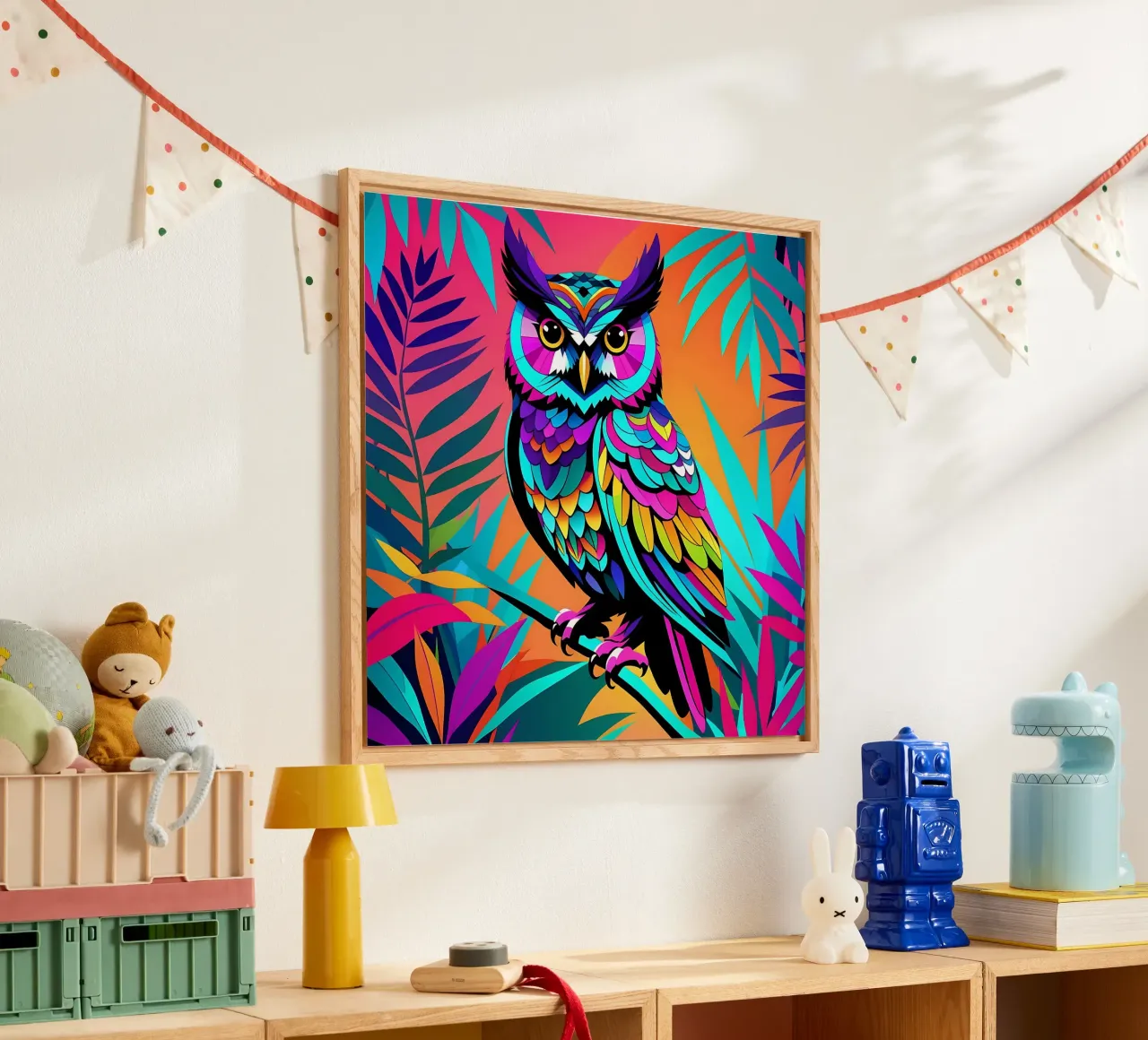 Gufo_stile_E_2 plexiglass da Tierisch bunt by LK