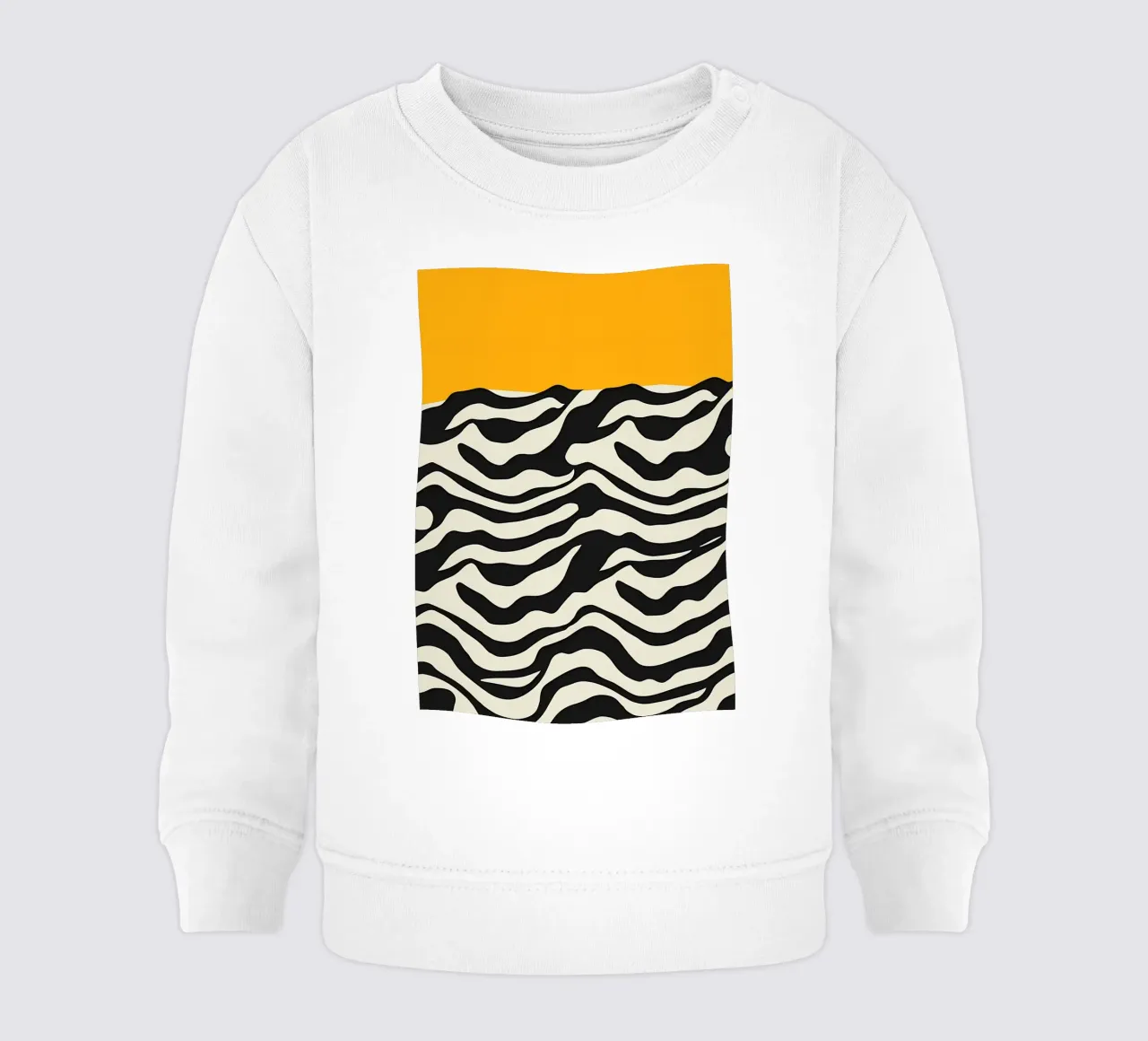 Giallo medio secolo moderno felpa neonato da James M Coyle