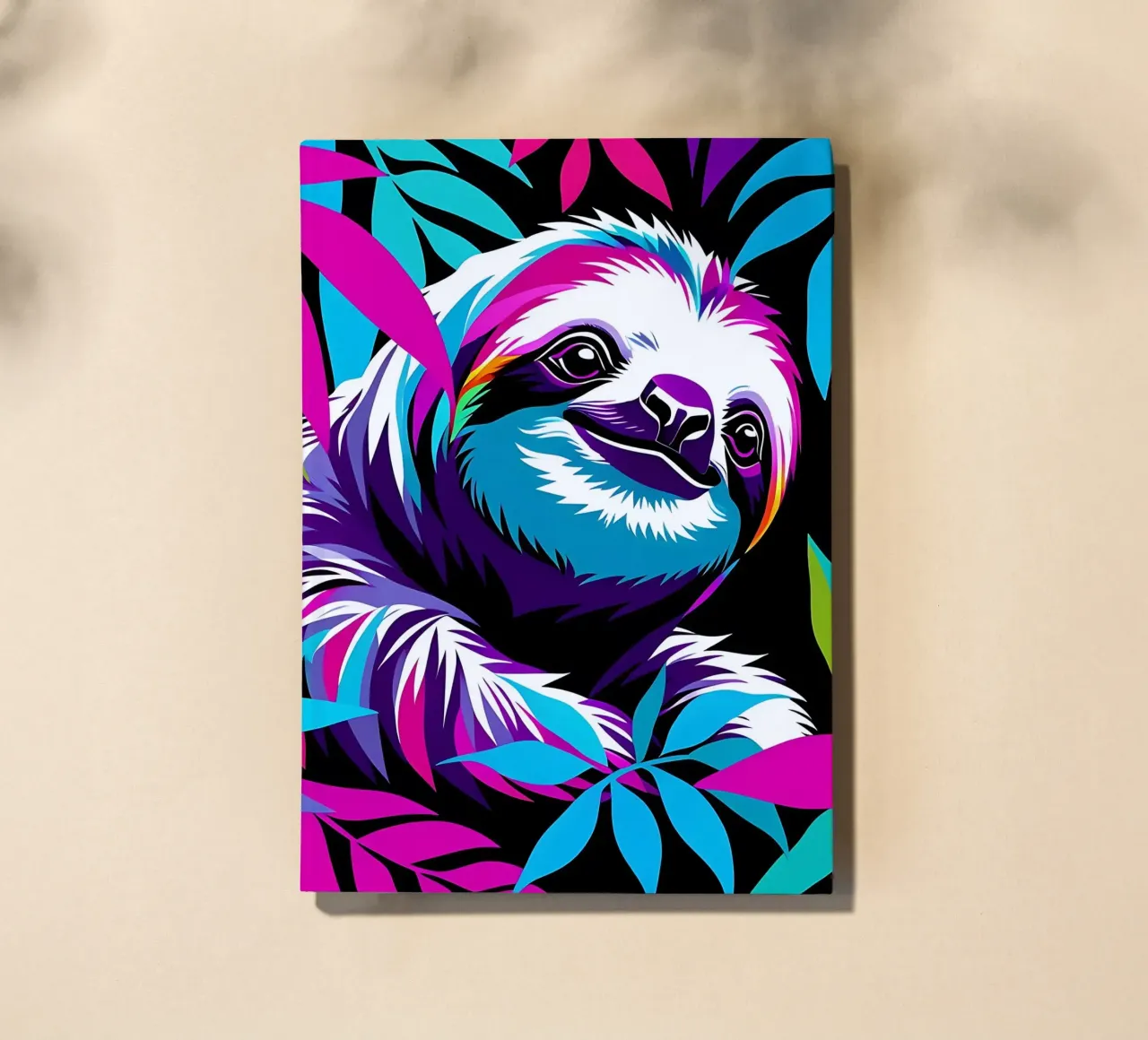 Sloth_Style_E_1 notebook by Tierisch bunt by LK