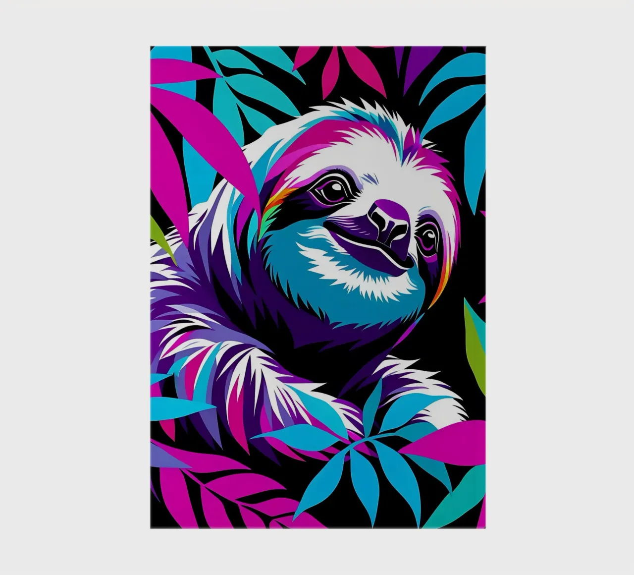 Sloth_Style_E_1 notebook by Tierisch bunt by LK