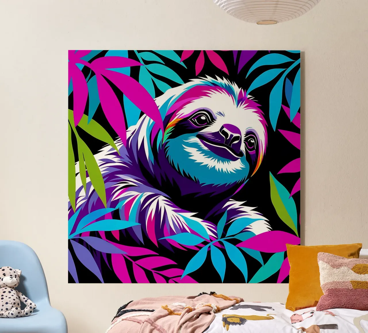 Bradipo_Stile_E_1 plexiglass da Tierisch bunt by LK