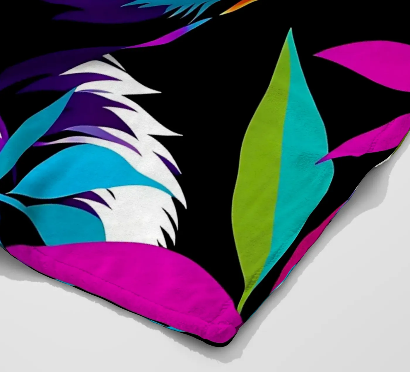 Sloth_Style_E_1 fleece blanket by Tierisch bunt by LK