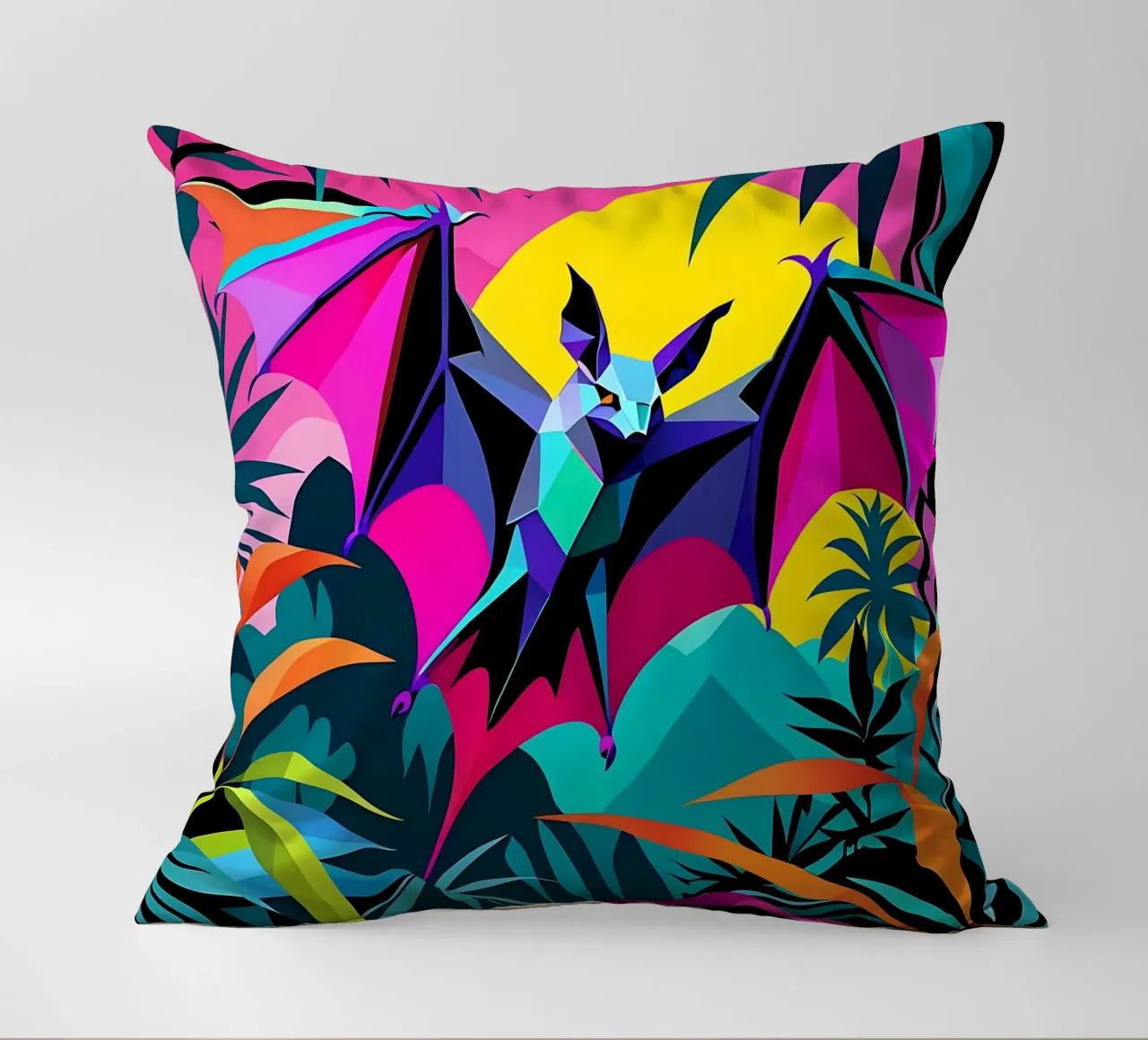 Bat_Stile_E_1 cuscino da Tierisch bunt by LK
