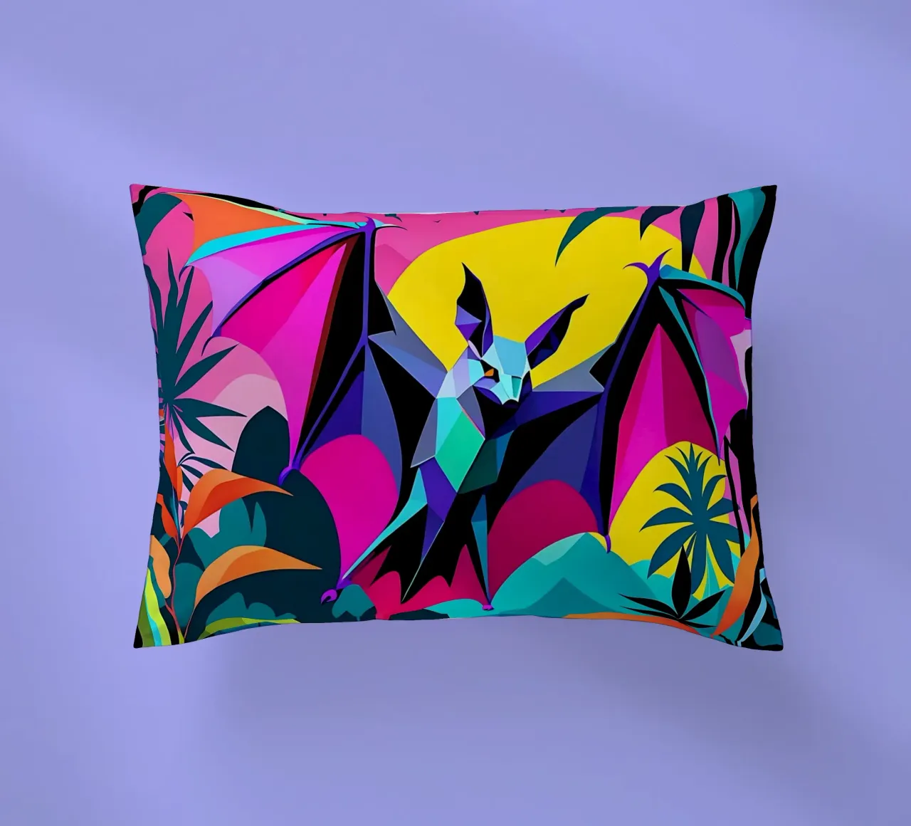 Bat_Stile_E_1 cuscino da Tierisch bunt by LK