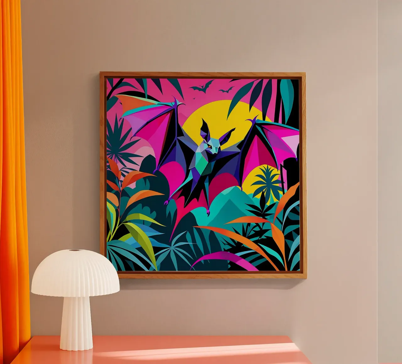 Bat_Stile_E_1 plexiglass da Tierisch bunt by LK