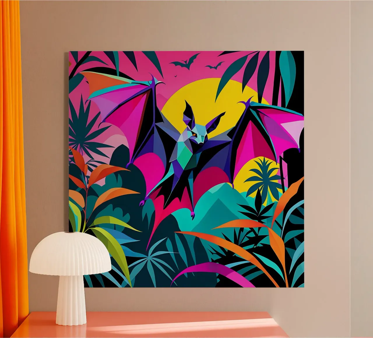 Bat_Stile_E_1 plexiglass da Tierisch bunt by LK