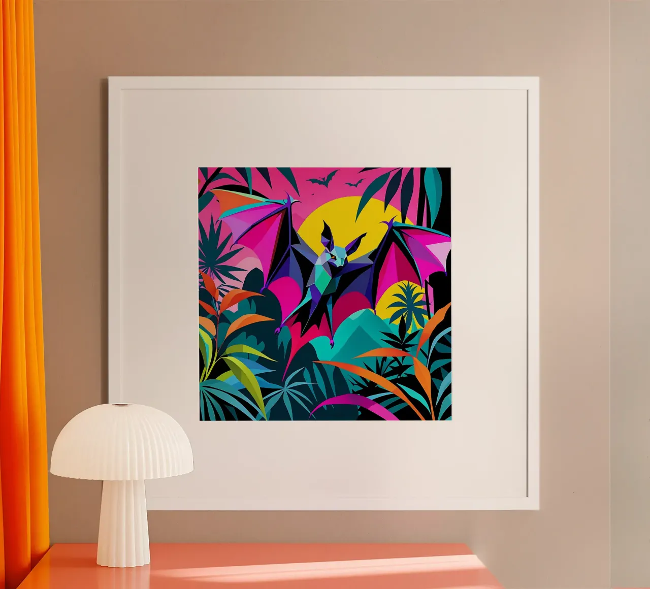 Bat_Stile_E_1 poster da Tierisch bunt by LK