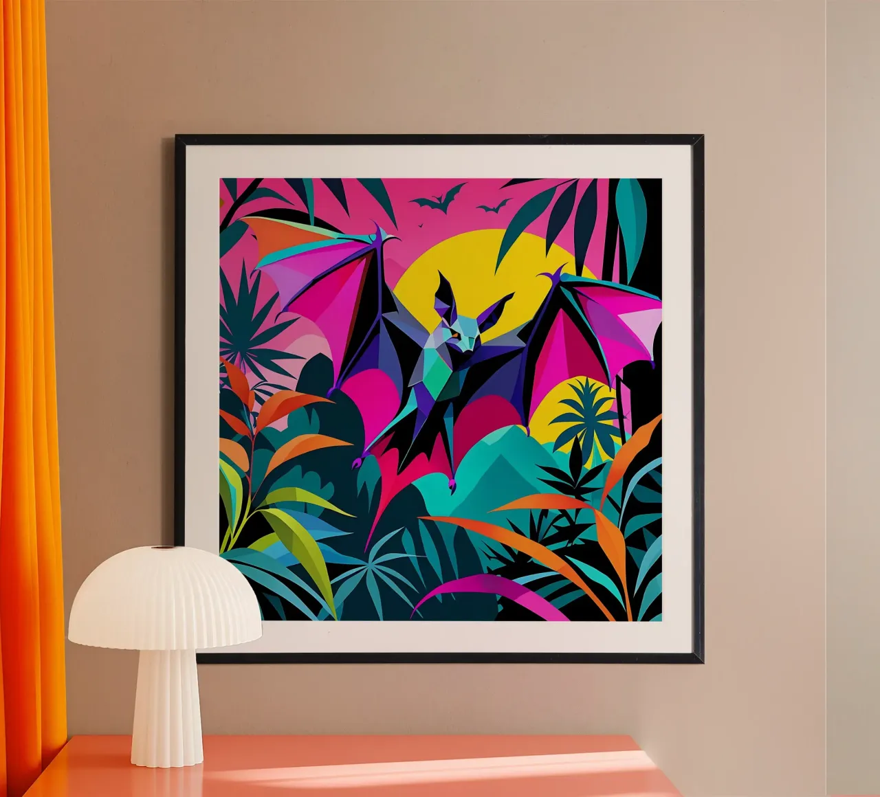 Bat_Stile_E_1 poster da Tierisch bunt by LK