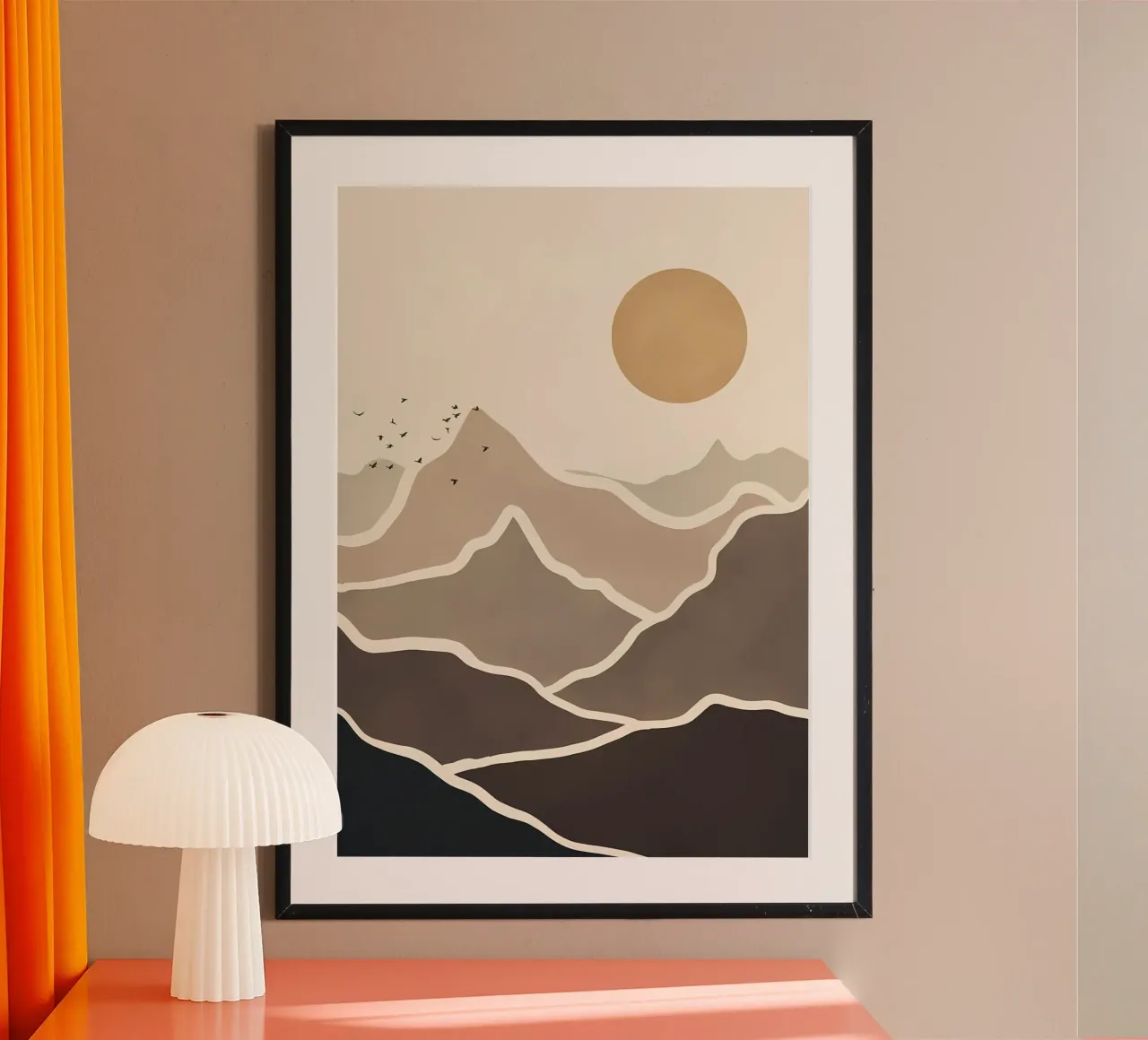 natura piatta della giungla poster con telaio in alluminio da Albert S Jacob