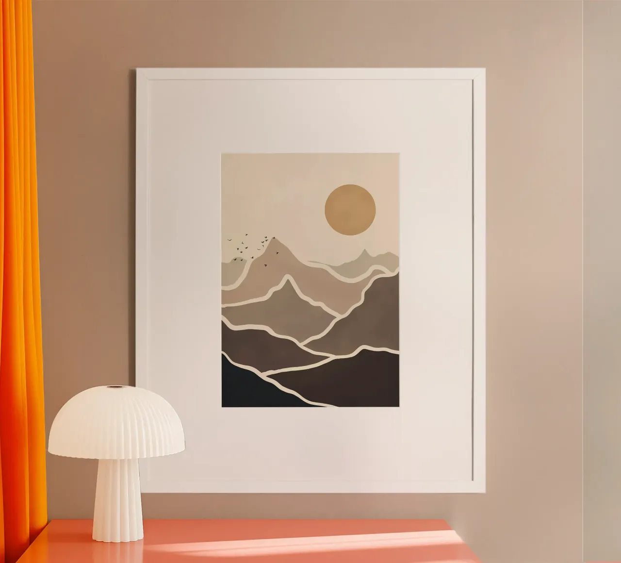natura piatta della giungla poster con telaio in alluminio da Albert S Jacob
