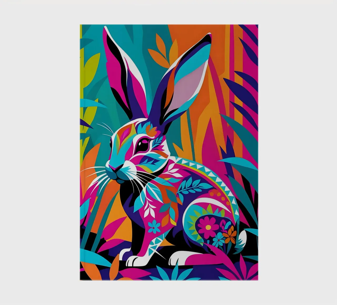 Hare_Style_E_1 notebook by Tierisch bunt by LK