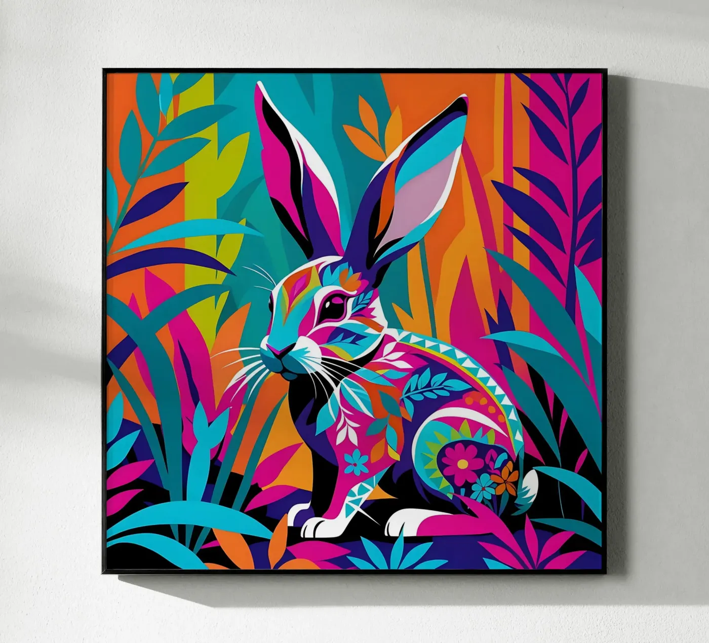 Haas_Stijl_E_1 acryl van Tierisch bunt by LK