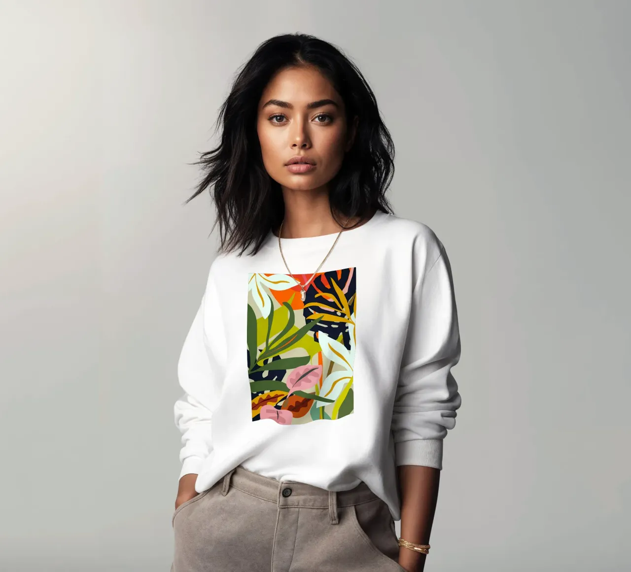 Jungla Abstracta 2 sudadera de Rebecca Clark Wyrick