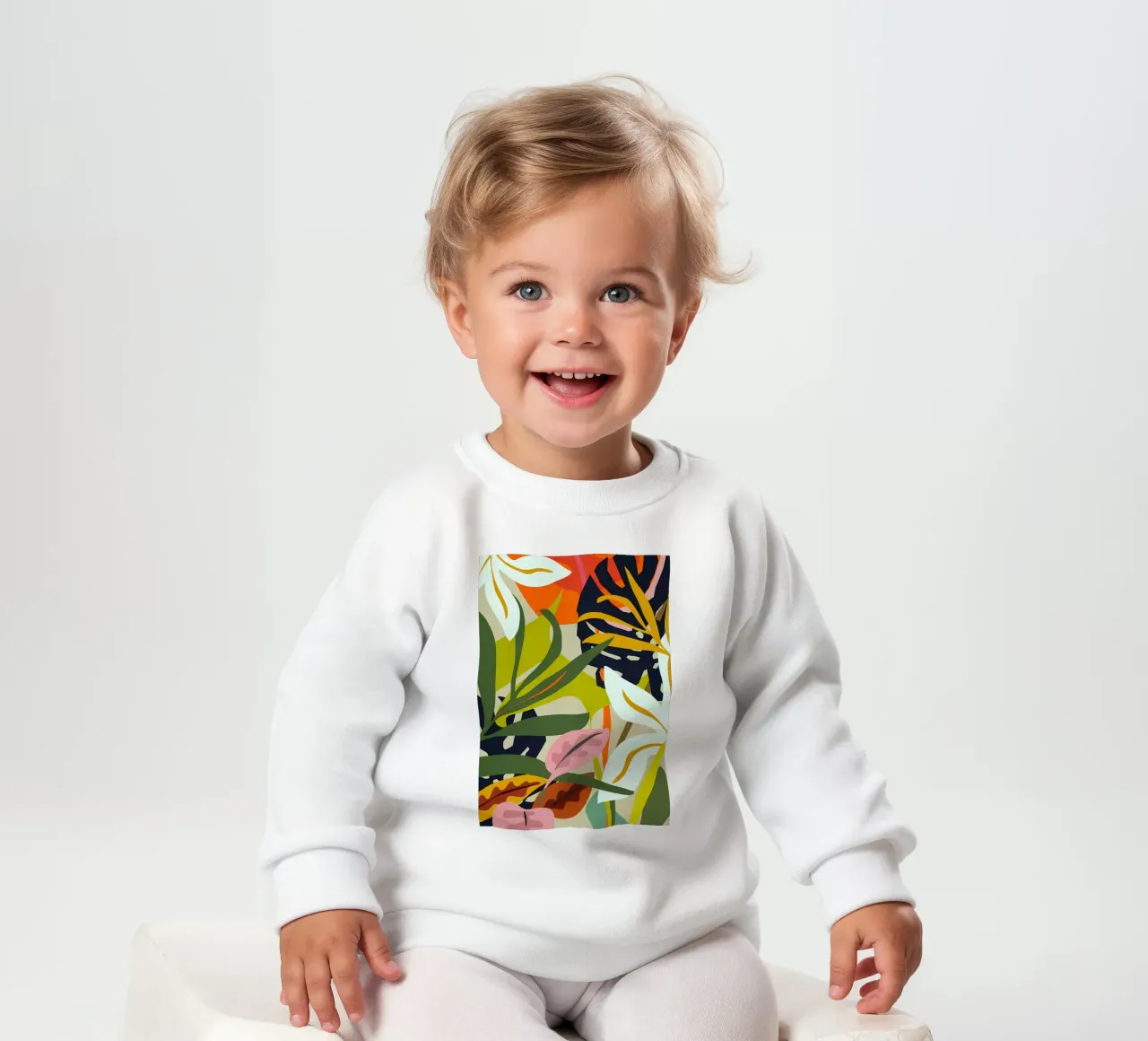 Jungla Abstracta 2 sudadera de bebé de Rebecca Clark Wyrick