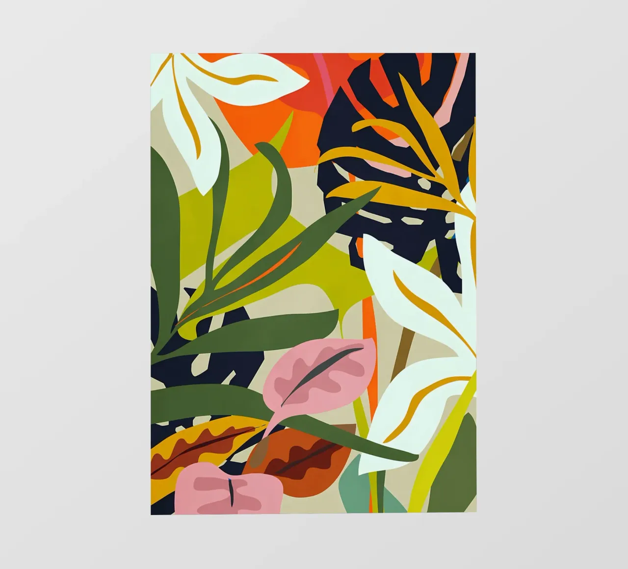 Jungle Abstract 2 photo wallpaper by Rebecca Clark Wyrick