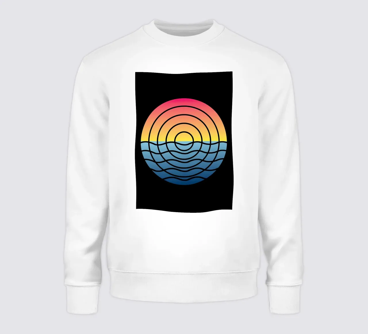 Onde al tramonto felpa da James M Coyle