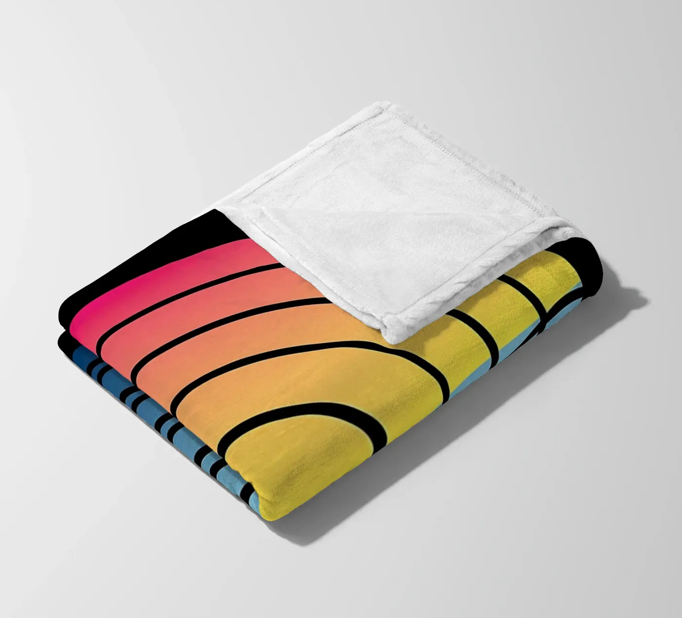 Waves Sunset fleece blanket by James M Coyle