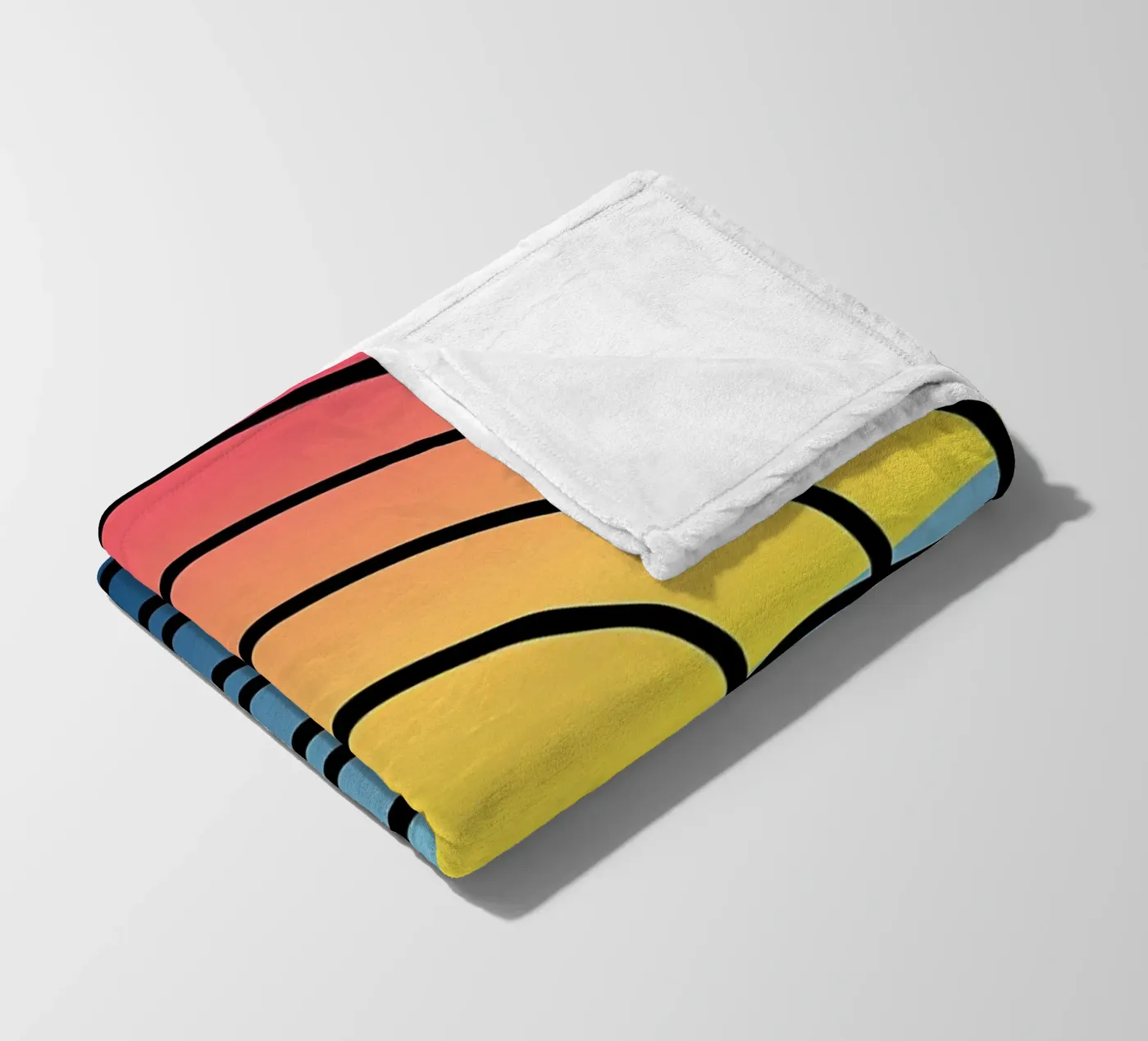 Waves Sunset fleece blanket by James M Coyle