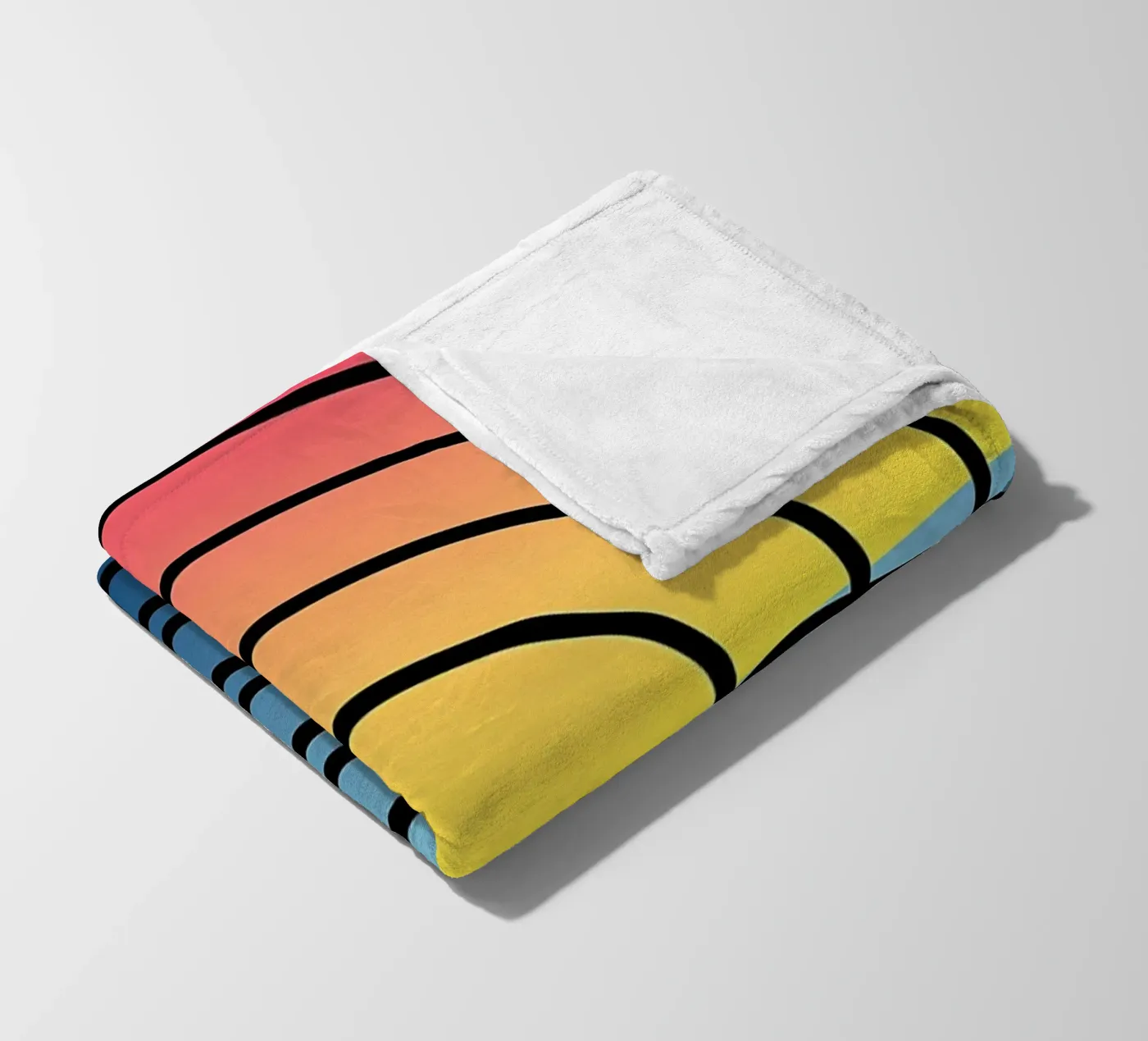 Waves Sunset fleece blanket by James M Coyle