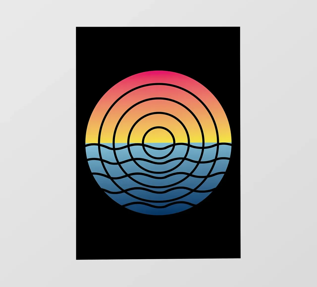 Onde al tramonto pellicola backlit da James M Coyle