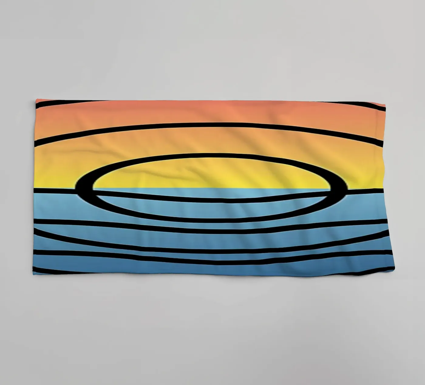 Onde al tramonto asciugamano da bagno da James M Coyle