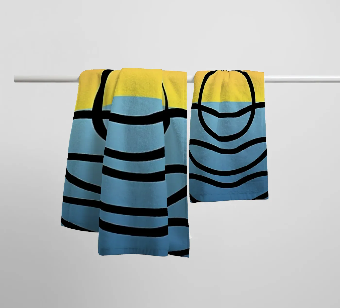 Onde al tramonto asciugamano da bagno da James M Coyle