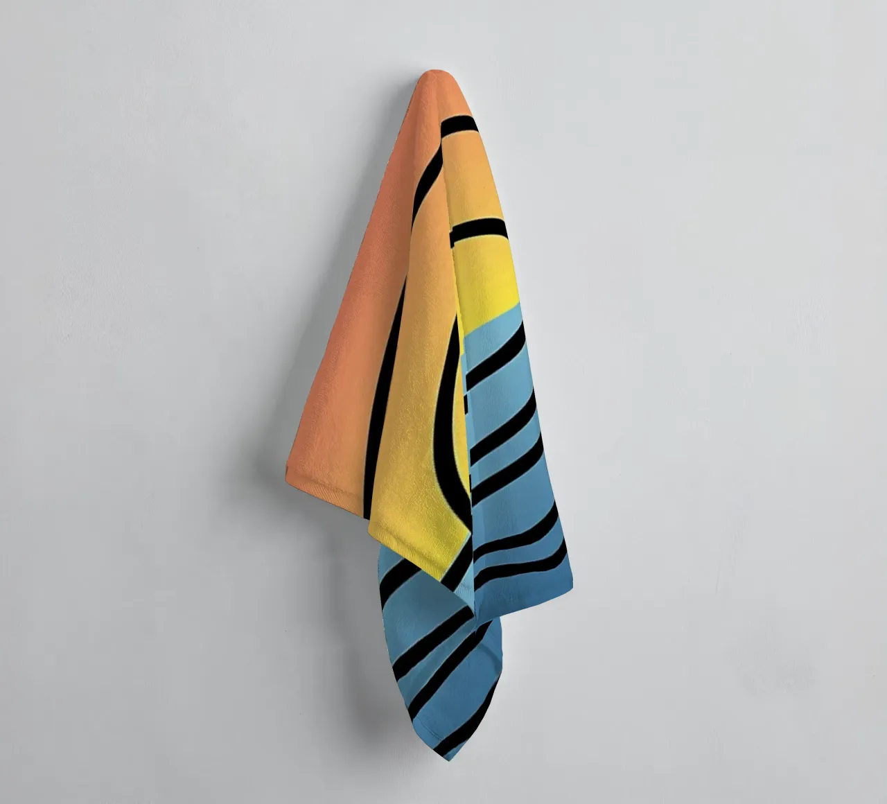 Waves Sunset badhanddoek van James M Coyle