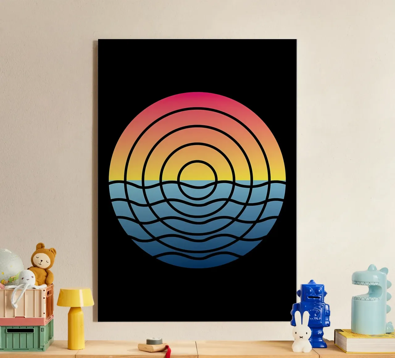 Waves Sunset plexiglass da James M Coyle