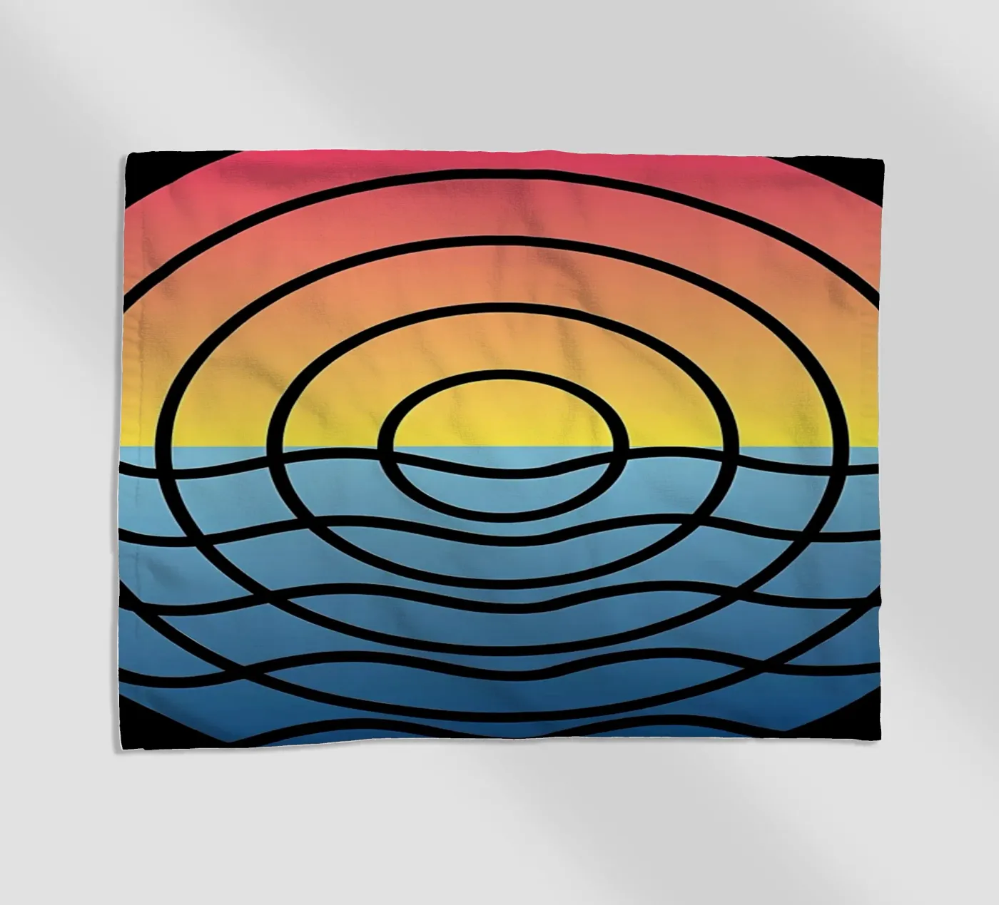 Wellen Sonnenuntergang Strandtuch von James M Coyle