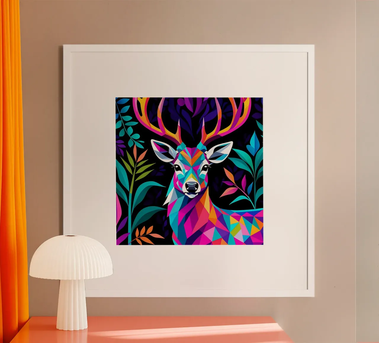 Stile_casalingo_E_2 poster con telaio in plastica da Tierisch bunt by LK